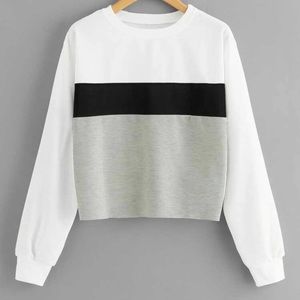 Color block sweatshirt